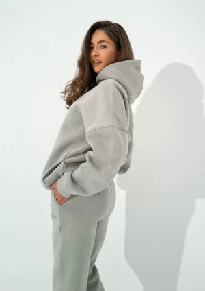 Boosh - Gray oversize hoodie