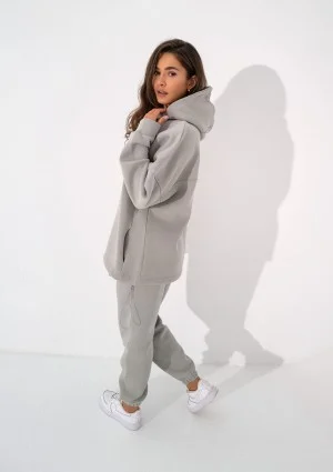 Boosh - Gray oversize hoodie