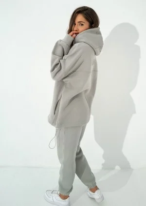 Boosh - Gray oversize hoodie