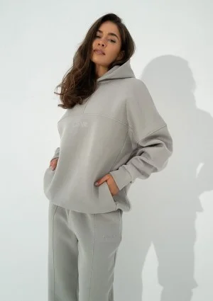 Boosh - Gray oversize hoodie