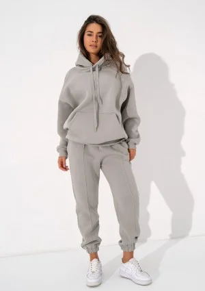 Easy - Gray hoodie with strings