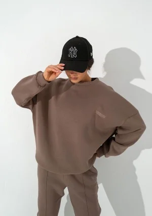 Easy - Coffee brown sweatshirt