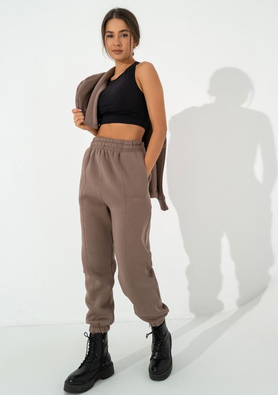 Boosh - Spodnie dresowe Coffee