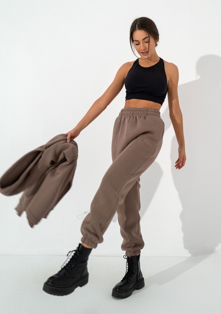 Boosh - Spodnie dresowe Coffee