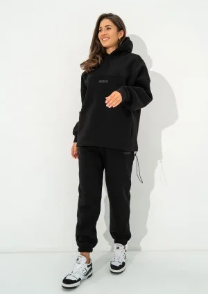 Boosh - Black oversize hoodie