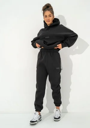 Boosh - Black oversize hoodie