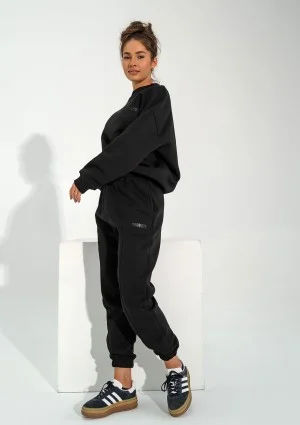 Easy - Black sweatpants with strings