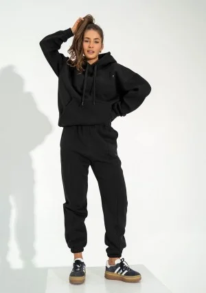 Easy - Black sweatpants with strings