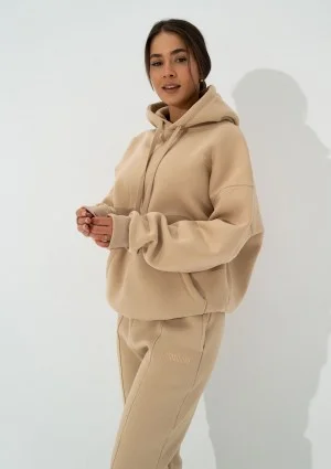 Easy - Beige oversize hoodie