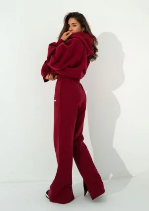 Levi - Cherry red sweatpants