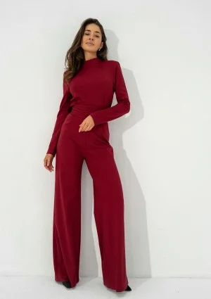 Asher - Claret jumpsuit