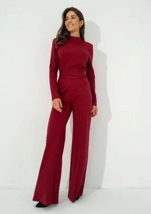 Asher - Claret jumpsuit