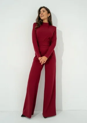 Asher - Claret jumpsuit