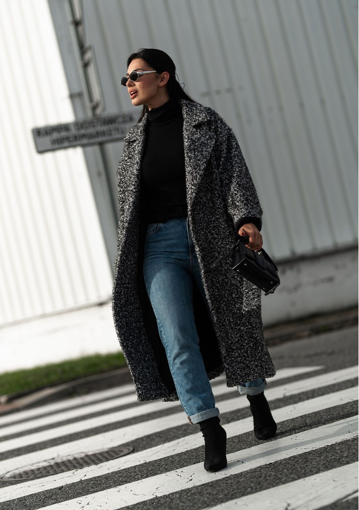 Blade - Melange boucle coat