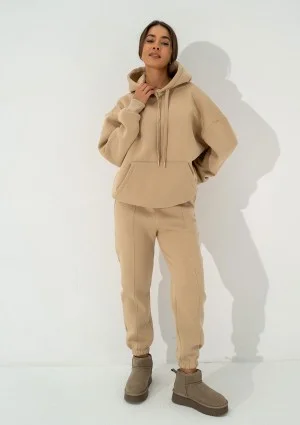 Easy - Beige oversize hoodie