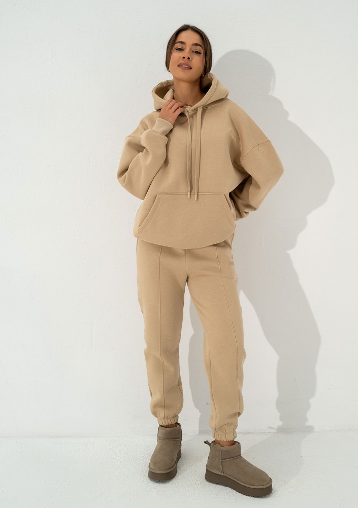 Easy - Beige oversize hoodie