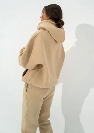 Easy - Beige oversize hoodie