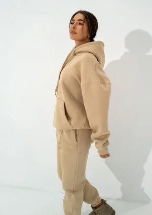 Easy - Beige oversize hoodie