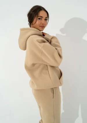 Easy - Beige oversize hoodie