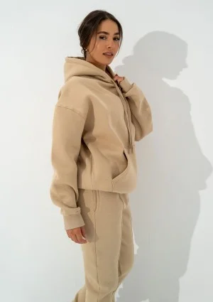 Easy - Beige oversize hoodie