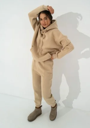 Easy - Beige oversize hoodie