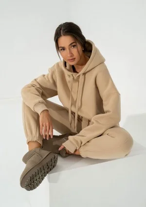 Easy - Beige oversize hoodie