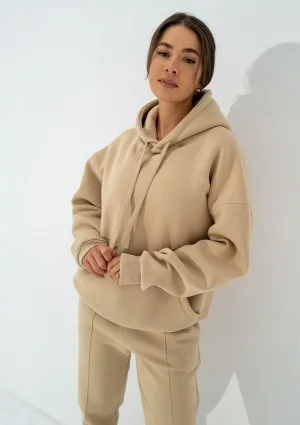 Easy - Beige oversize hoodie