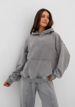 Shadi - Vintage grey oversize hoodie