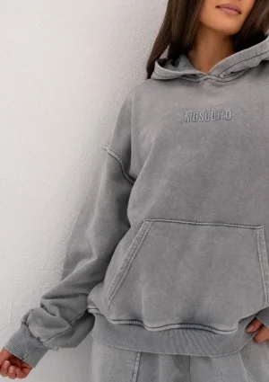 Shadi - Vintage grey oversize hoodie