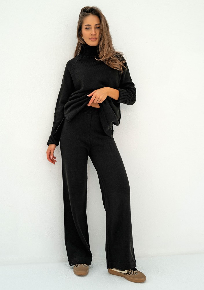 Oudhy - black knitted trousers