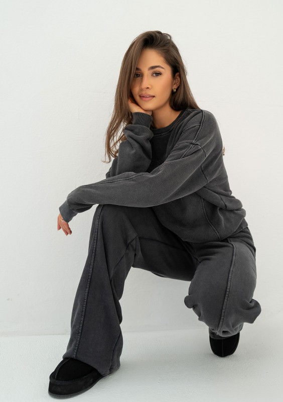 Shadi - Bluza vintage Sprany Czarny