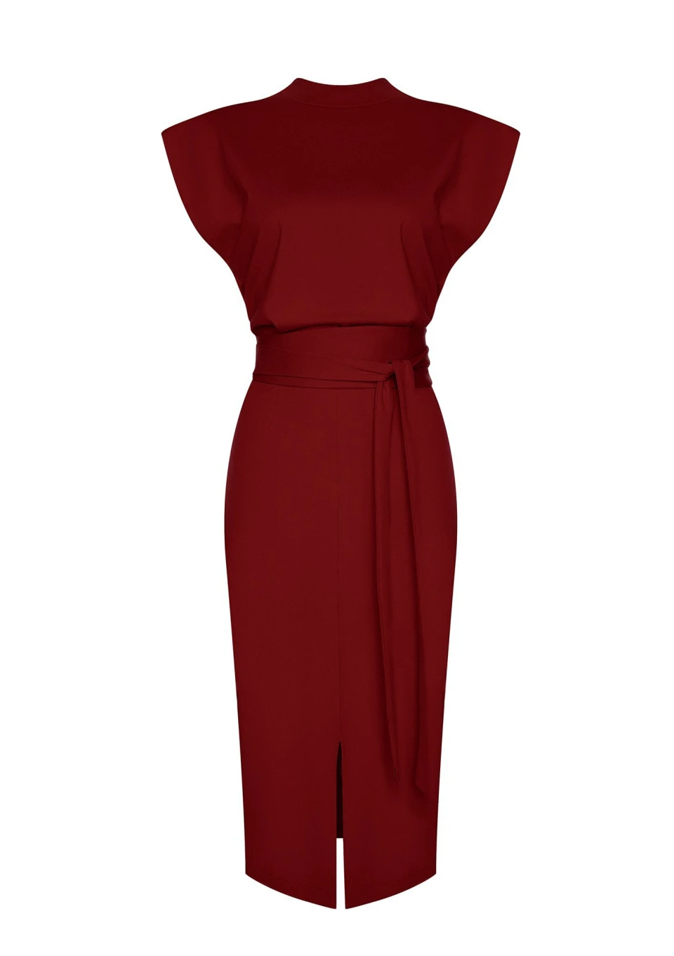 Gemma - Claret midi dress