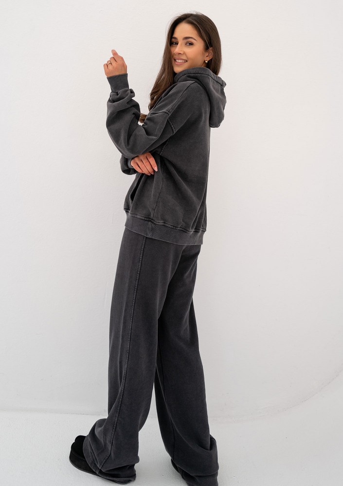 Shadi - Vintage black oversize hoodie