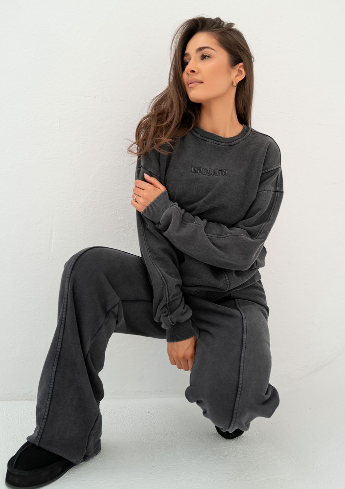 Shadi - Bluza vintage Sprany Czarny