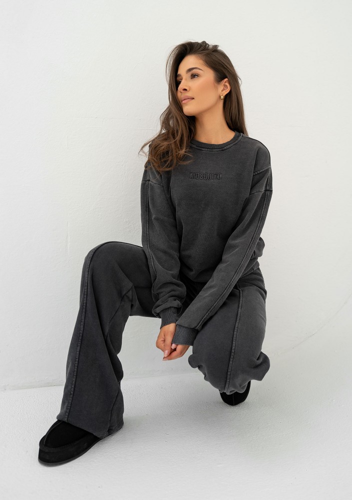 Shadi - Bluza vintage Sprany Czarny