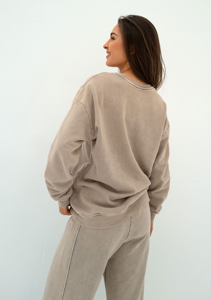 Shadi - Vintage beige sweatshirt