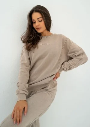 Shadi - Bluza vintage Sprany Beż