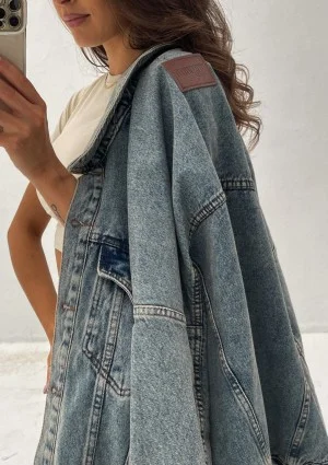 Mavi - Faded blue oversize denim jacket