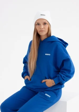 Biała czapka damska zimowa beanie