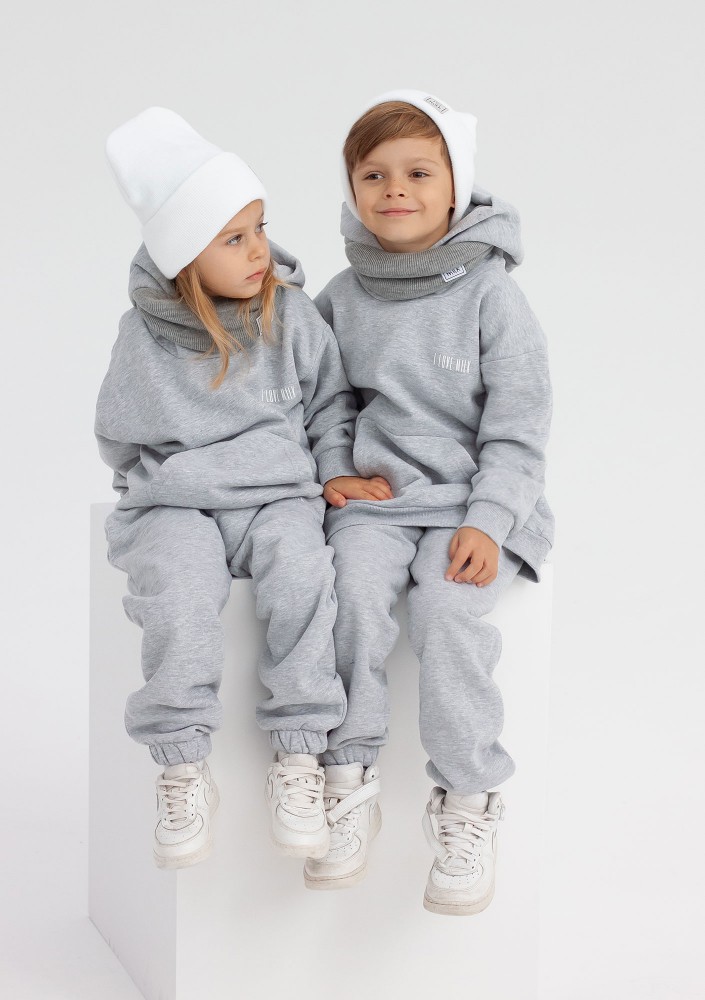 Pure - Spodnie dziecięce Grey Melange