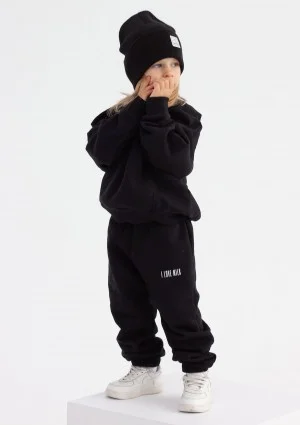 Pure - Black kids sweatpants