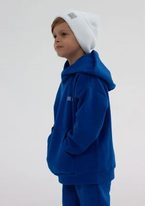 Cobalt blue kids hoodie