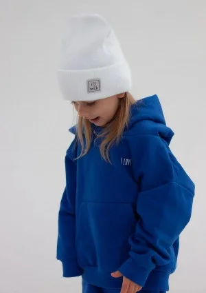 Cobalt blue kids hoodie