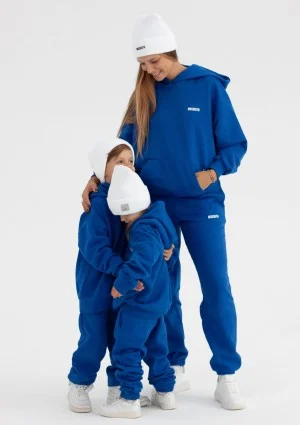 Cobalt blue kids hoodie