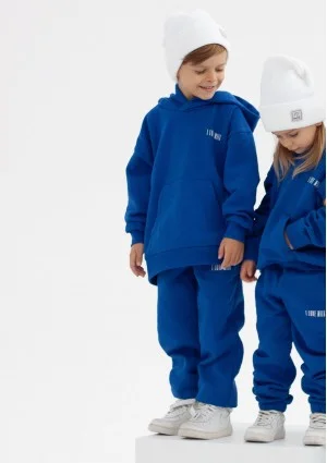 Cobalt blue kids hoodie