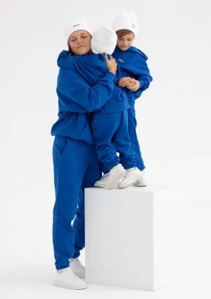 Cobalt blue kids hoodie