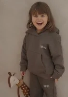 Pure - Kids hoodie Simply Taupe