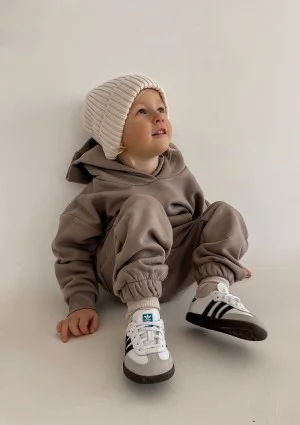 Pure - Kids hoodie Simply Taupe