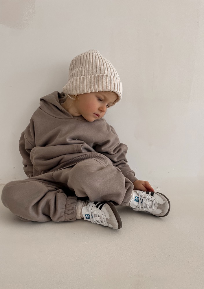 Pure - Kids hoodie Simply Taupe