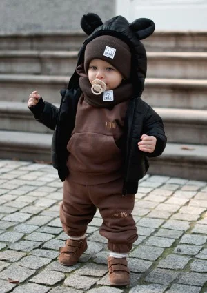 Choco brown kids hoodie